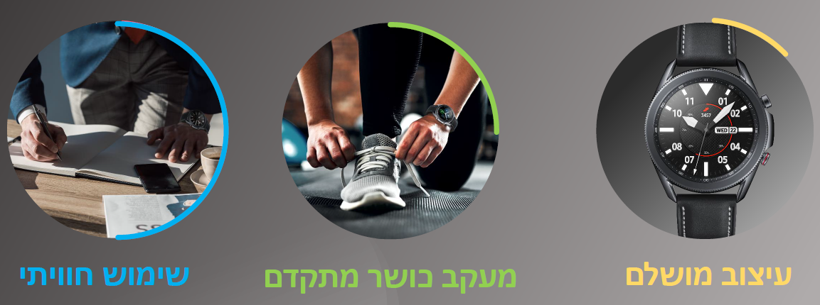 שעון חכם Galaxy Watch 3 41mm Samsung באג