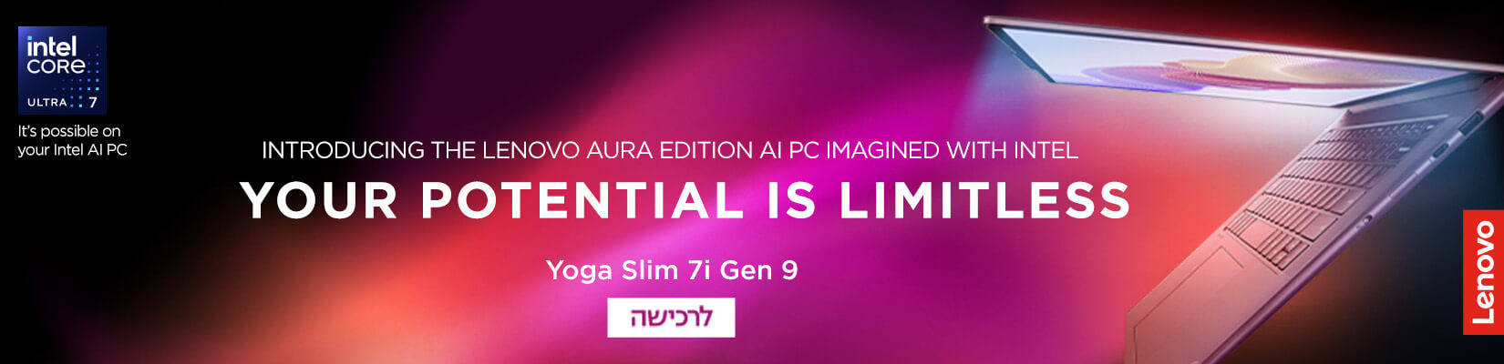 Yoga Slim 7i Gen 9 - intel CORE ULTRA 7 AI