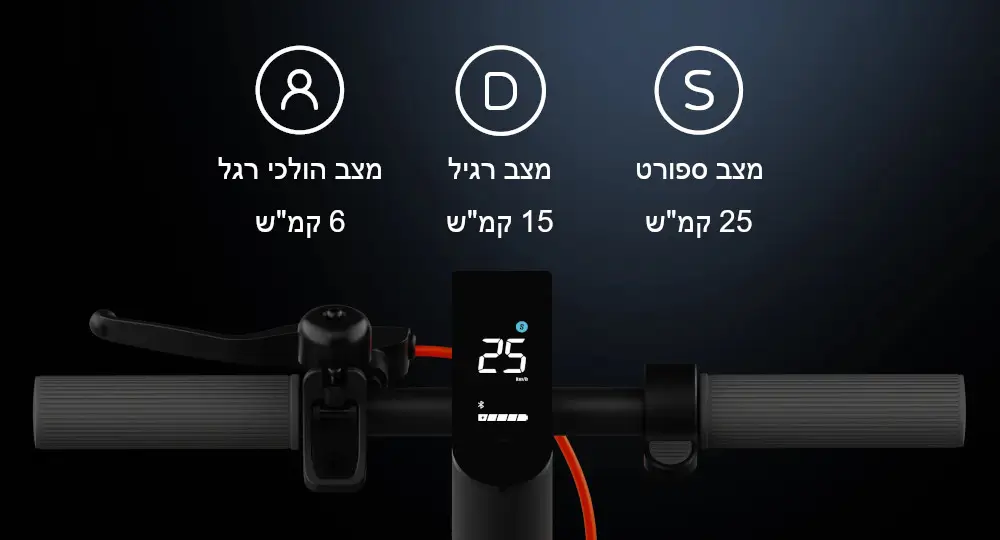 קורקינט חשמלי דגם Electric Scooter 4 Lite 2nd Gen מבית Xiaomi