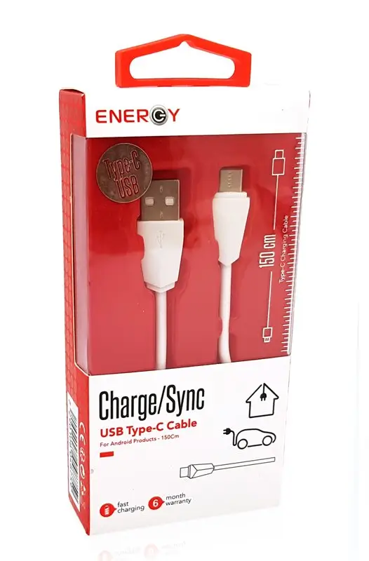 1.5M USB to Type C כבל Energy