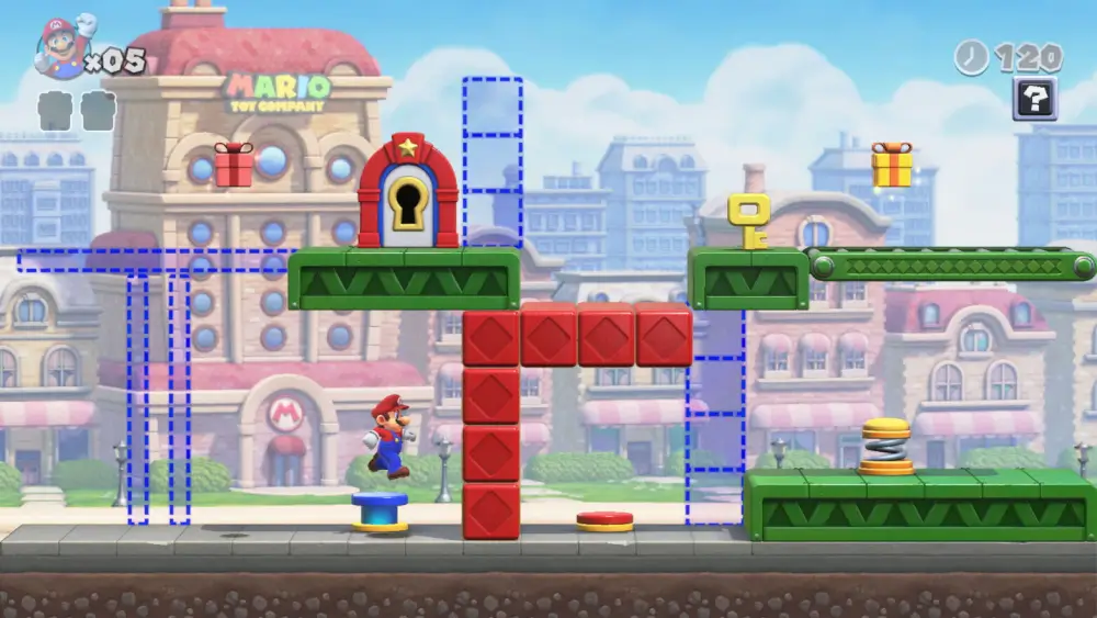 Mario Vs. Donkey Kong תמונה מהמשחק מריו אוסף מתנות ומפתחות 