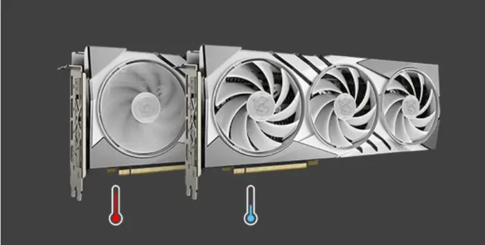 GeForce RTX 4060Ti GAMING X SLIM 16G Fan Stop