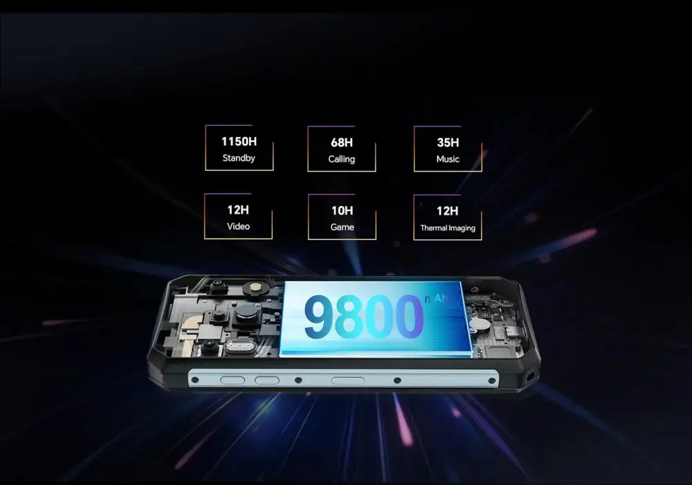 9800 mAh סוללה