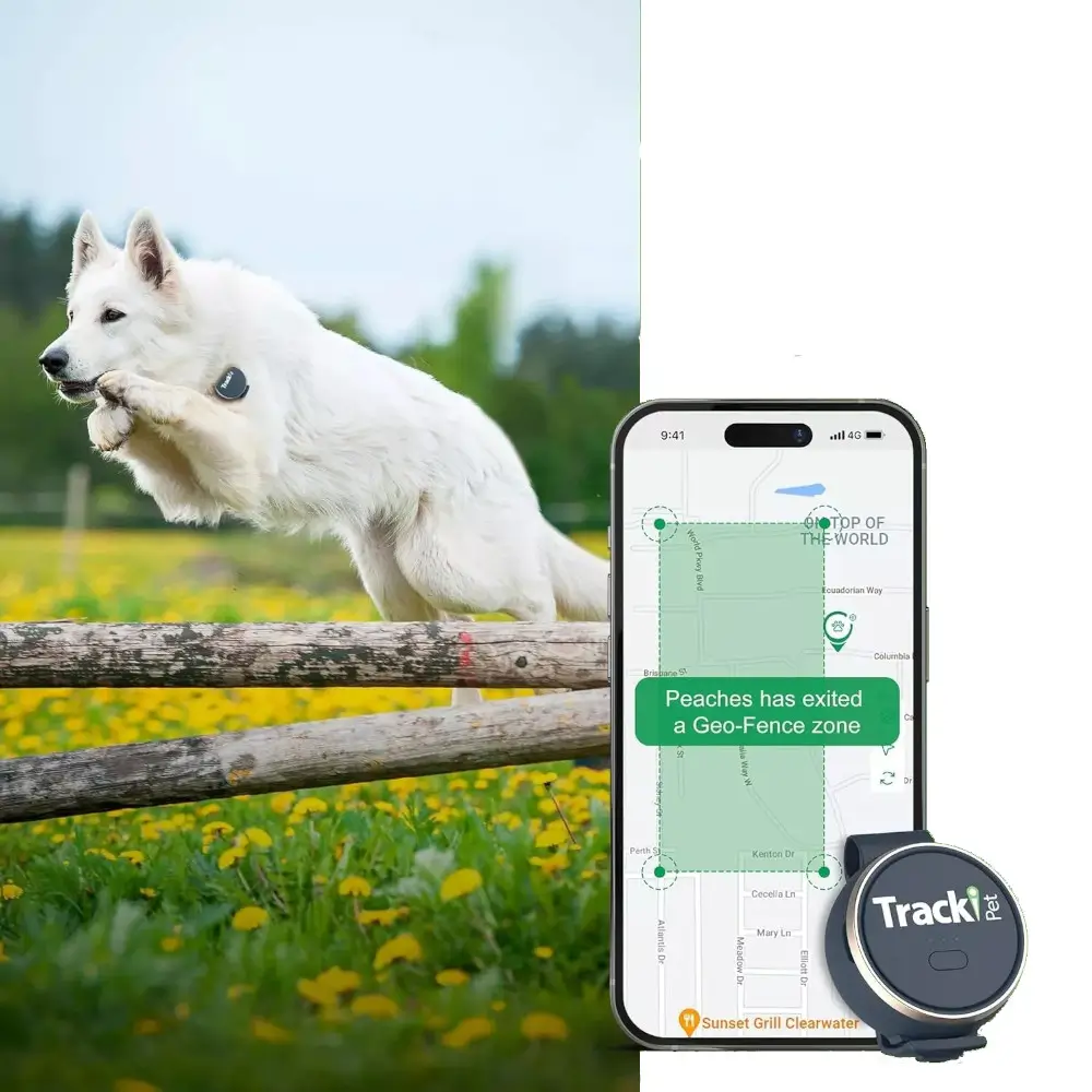 כדי להפעיל את מכשיר מעקב ה-GPS Tracki Dog הגדרת גבולות וירטואליים בקלות