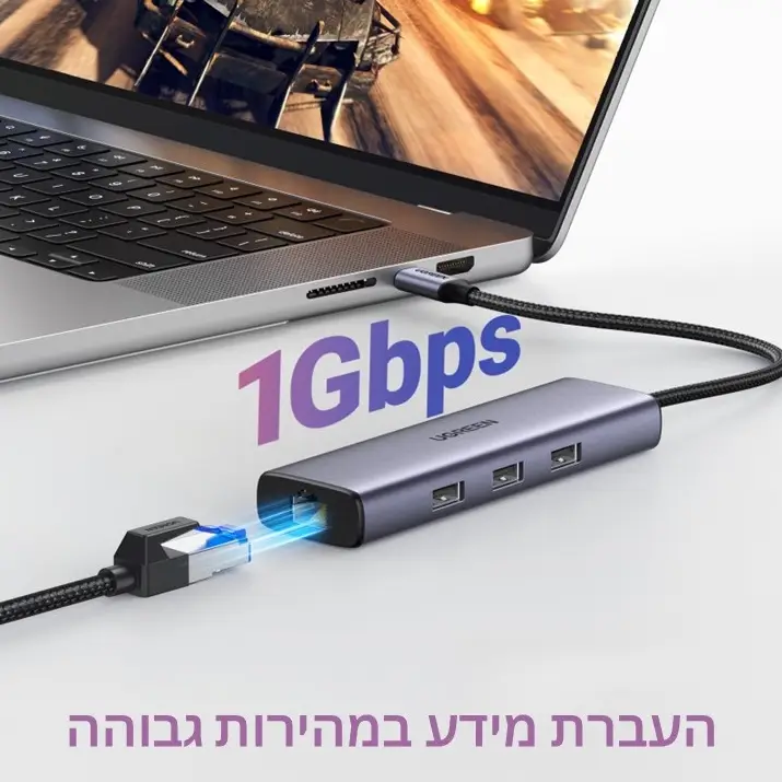 תחנת עגינה 100W PD 4K 30Hz HDMI מגוון אפשרויות חיבור