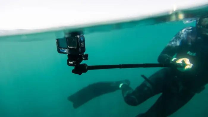 GoPro Extension Pole + Waterproof Shutter Remote - Under Water