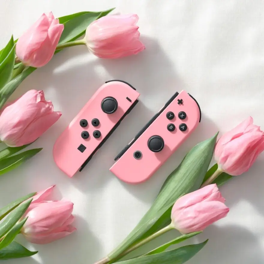 Nintendo Switch Joy-Con Right Left Controllers Pastel Pink