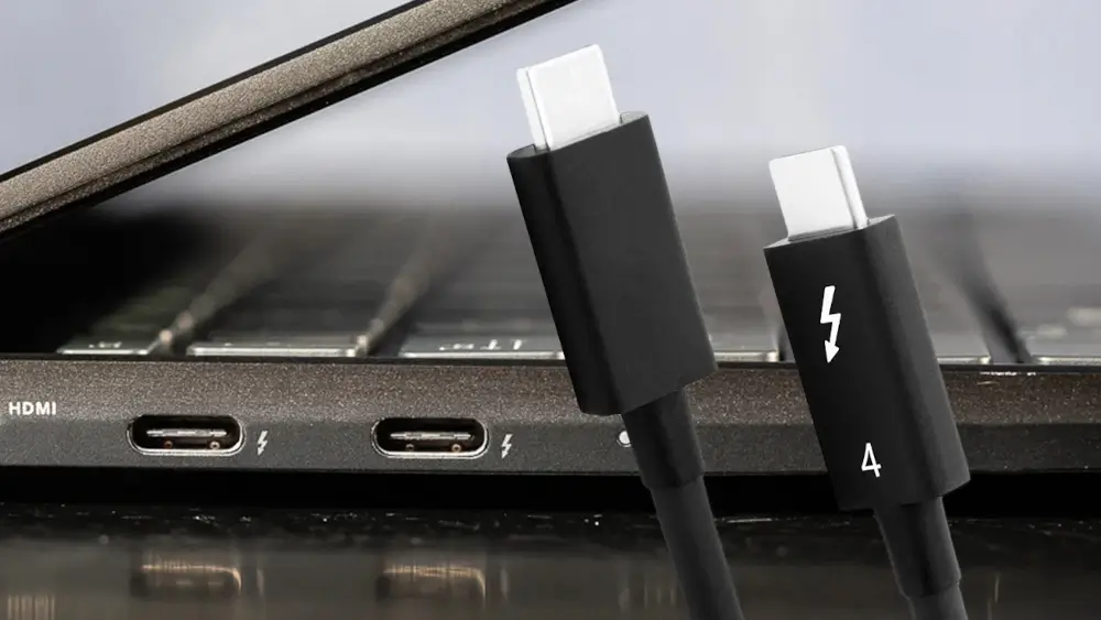 כבל USB-C Thunderbolt 3m - העברת נתונים בקצב מסחרר