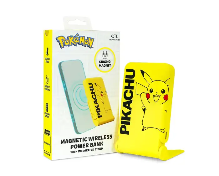 Pokemon Pikachu Magnetic Wireless Powerbank