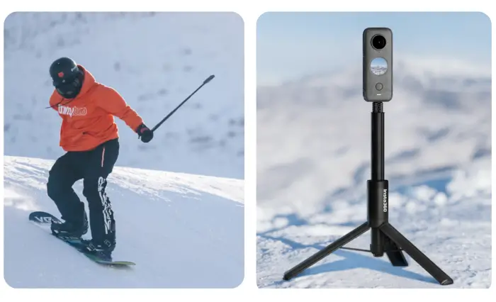 2-in-1 Invisible Selfie Stick + Tripod