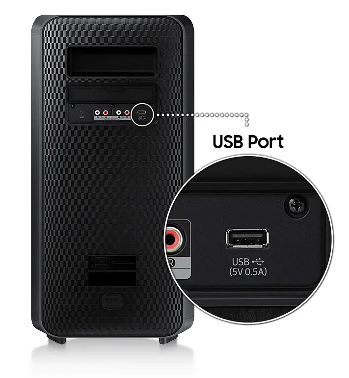 נגנו מוזיקה בקלות באמצעות כניסת USB מובנית USB input:‏ 1