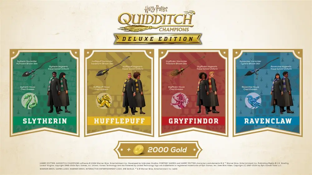 Harry Potter Quidditch Champions | Deluxe Edition גלויה