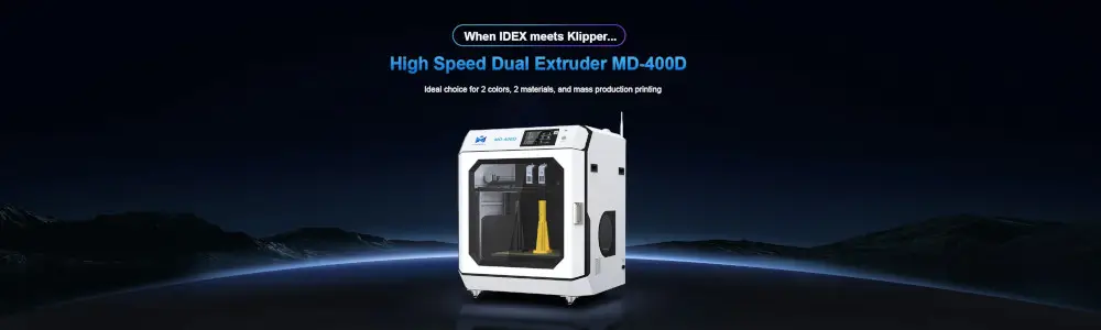 MD-400D IDEX Hyper Speed 3D Printer