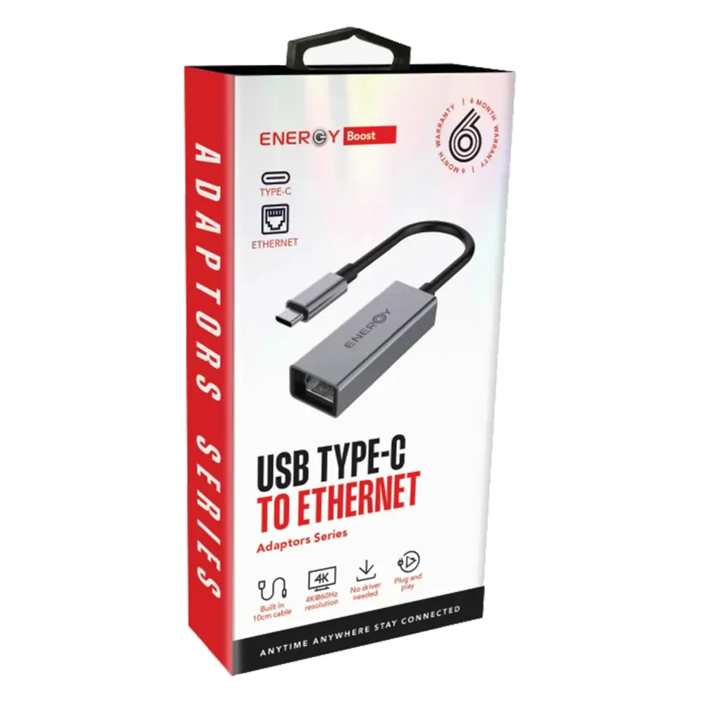 מתאם USB C ל - RJ45