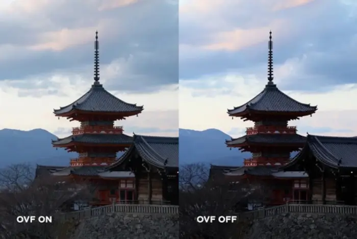 Canon EOS R10 - OVF On AND Off