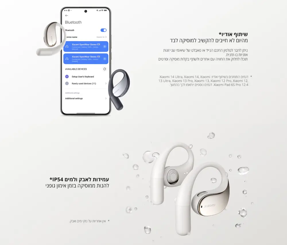 אוזניות Mi OpenWear Stereo