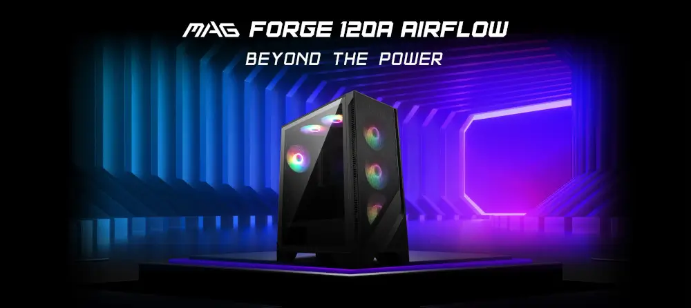 מארז מחשב דגם MAG Forge 120A AirFlow מבית MSI