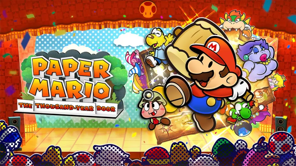 Paper Mario: The Thousand - Year Door - Nintendo Switch גלוית המשחק