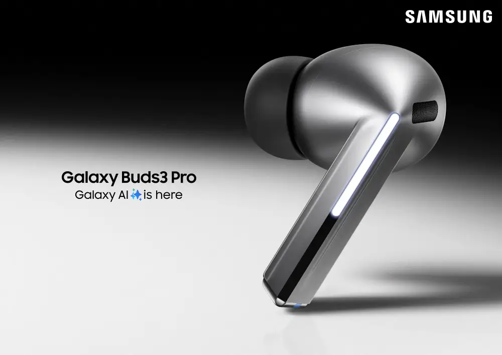 אוזניות אלחוטיות דגם Galaxy Buds 3 Pro מבית Samsung