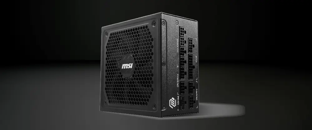 ספק כוח דגם MAG A1250GL PCIe5 מבית MSI