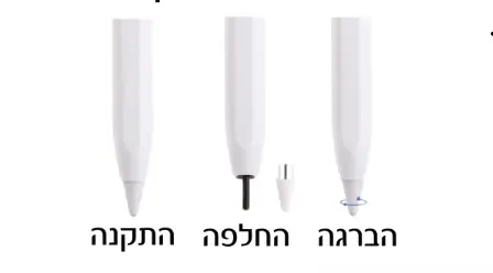 ראש עט מתפרק ומתחלף