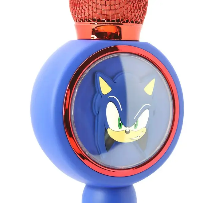 מיקרופון לילדים Sonic The Hedgehog קל לחבר חמגוון מכשירים