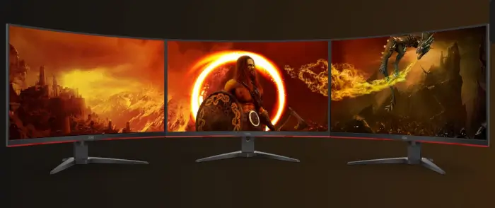 AOC C27G2ZE/BK Crowed Screen