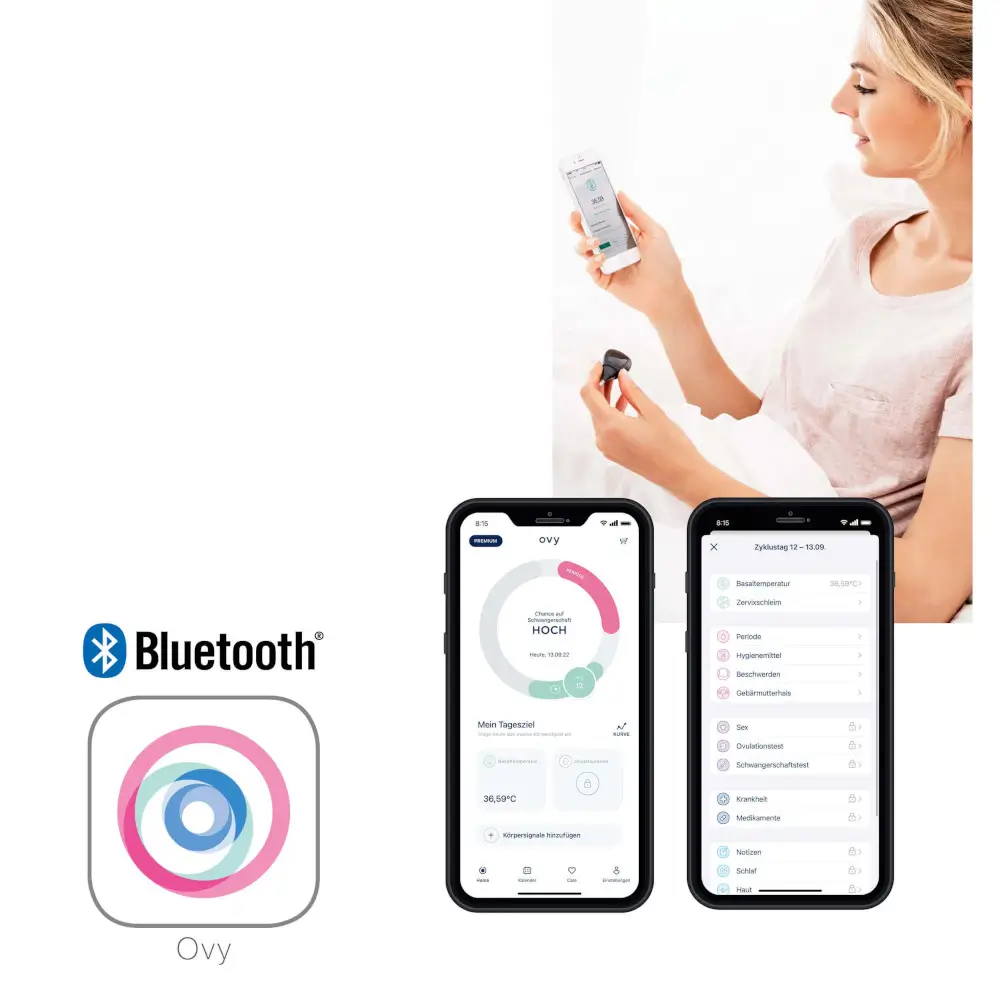 מד חום ביוץ בזאלי דגם OT30 Bluetooth מבית Beurer