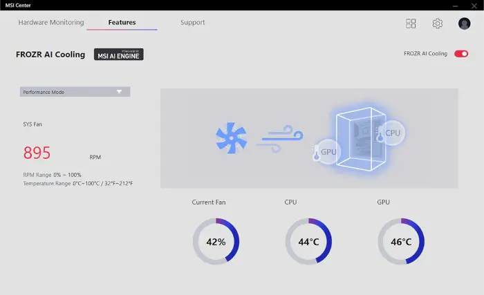 Frozr AI Cooling