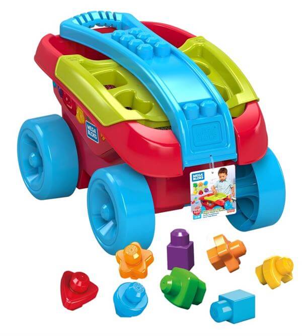 מגה בלוקס מריצה התאם צורה 25 חלקים MATTEL