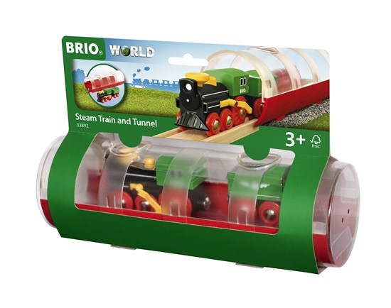 רכבת קיטור ומנהרה BRIO