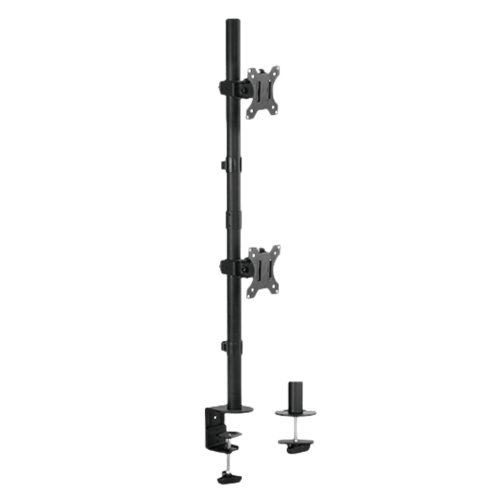זרוע שולחנית ורטיקלית ל-2 מסכים LDT12-C02V LUMI
