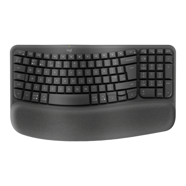 מקלדת ארגונומית אלחוטית Wave Keys Logitech