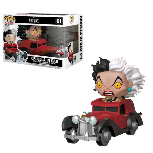 Ride: 101 Dalmatians  Cruella in car POP