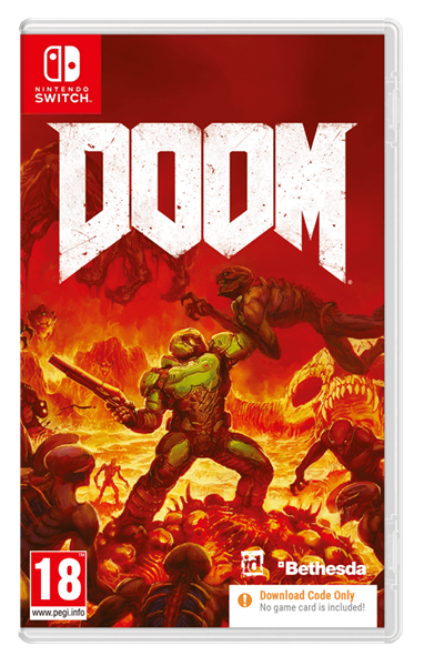 DOOM Code in Box Nintendo Switch