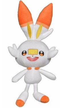 Plush Galar Region Scorbunny Pokemon