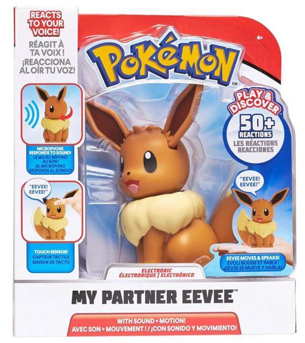 Deluxe Feature Figure  My Partner Eevee Jazwares