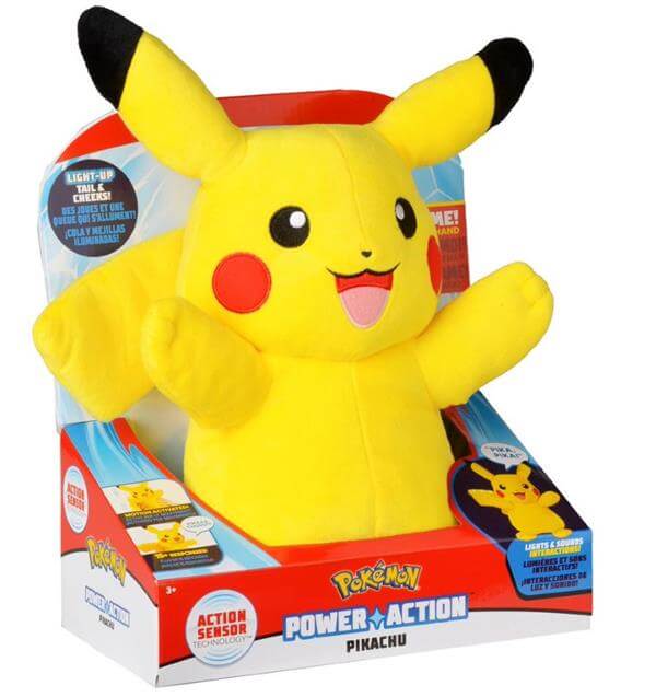 Feature Plush Power Action Pikachu Jazwares