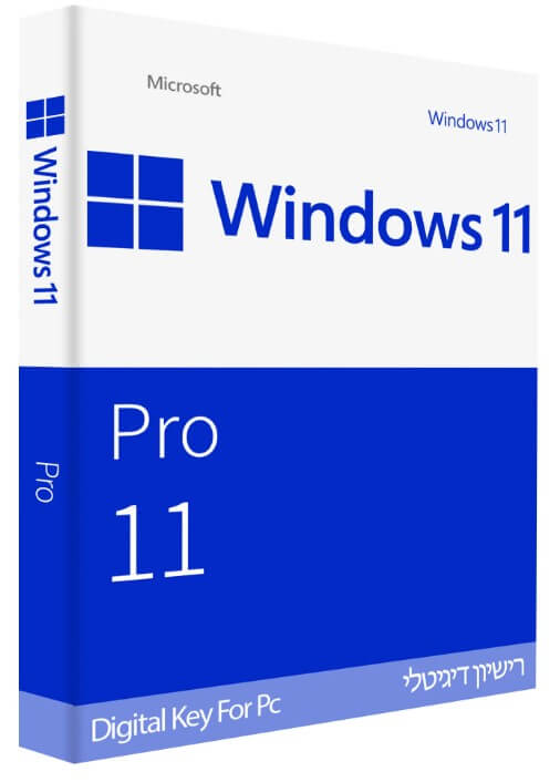 מערכת הפעלה Windows 11 Pro 64bit Microsoft