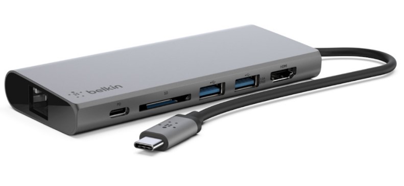 תחנת מולטימדיה USB-C Multimedia Hub Belkin