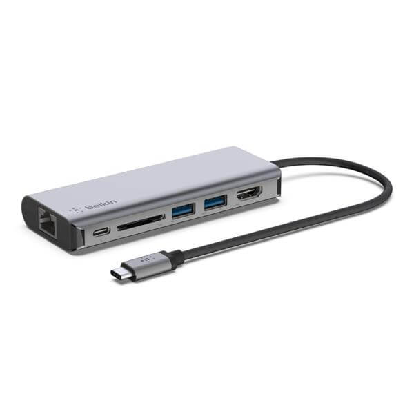 מתאם USB-C 6 in 1 Belkin