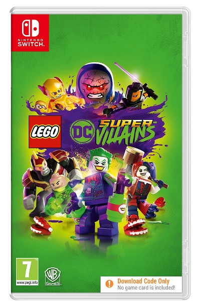 Lego DC Supervillains Code in Box Nintendo Switch