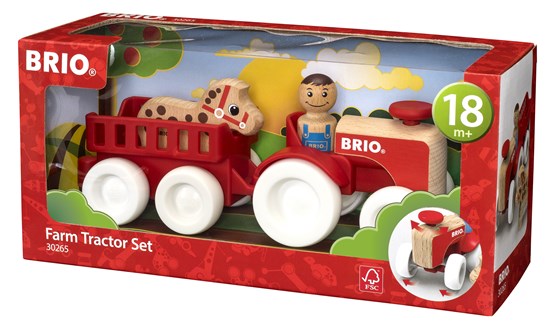 סט טרקטור בחווה BRIO