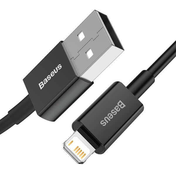 כבל טעינה USB to IPhone 2.4A Baseus