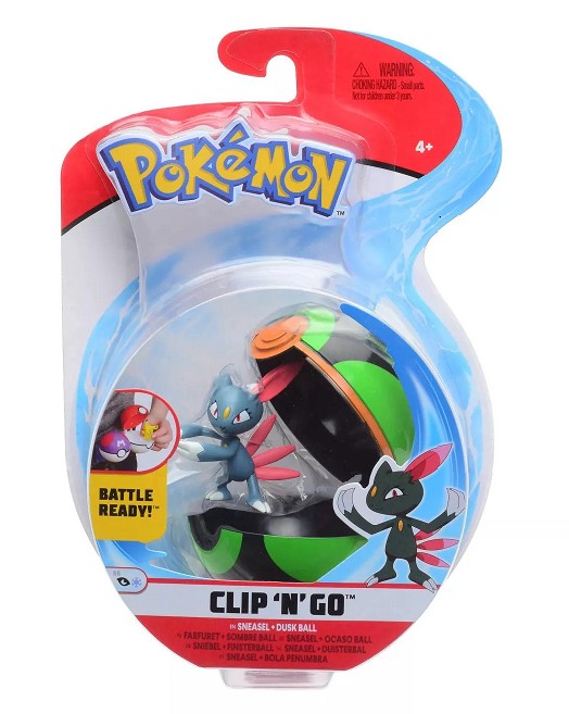 Clip 'N' Go (Sneasel & Dusk Ball) W9 Pokemon