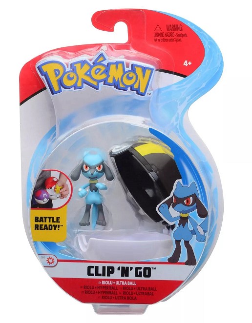 Clip 'N' Go (Riolu & Ultra Ball) W9 Pokemon