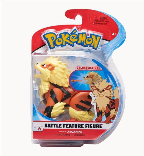 Battle Feature Figure  Arcanine W10 Jazwares