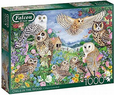 ינשופים ועץ 1000 חלקים Falcon