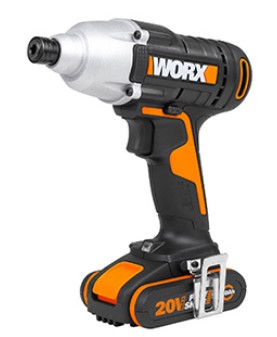 מברגת אימפקט 20V סוללה אחת WORX