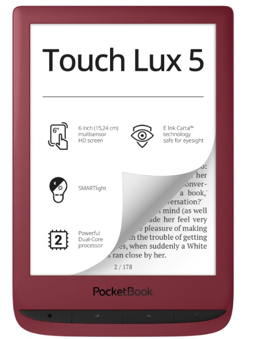 קורא ספרים אלקטרוני Touch Lux 5 PocketBook